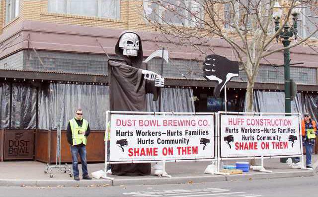 Dust Bowl protest pic