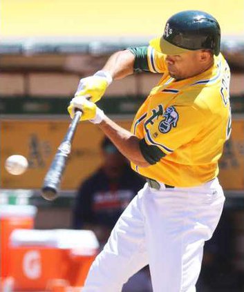 BBA--Athletics-Indians Trade-Coco Crisp pic
