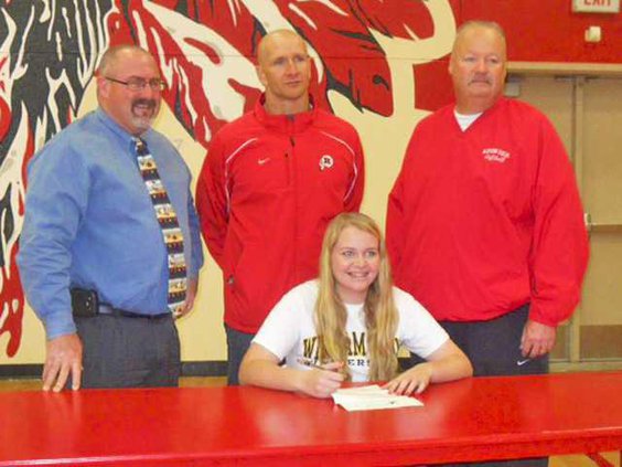 SOFTBALL - VERNON SIGNING PIC1