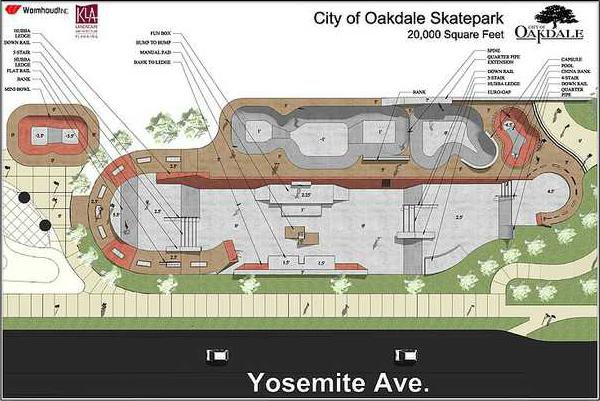 Oakdale skatepark clearance