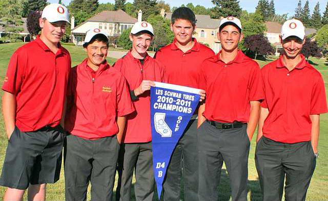 5-11 OAK Golf team