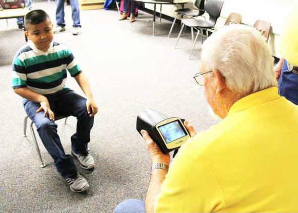 Lions club eye screenings