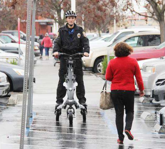 Turlock police patrol busy shopping centers atop Trikkes 