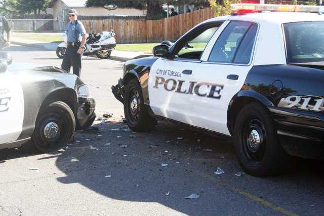 Police cars rammed, one officer hit in pursuit of suspect - Turlock Journal