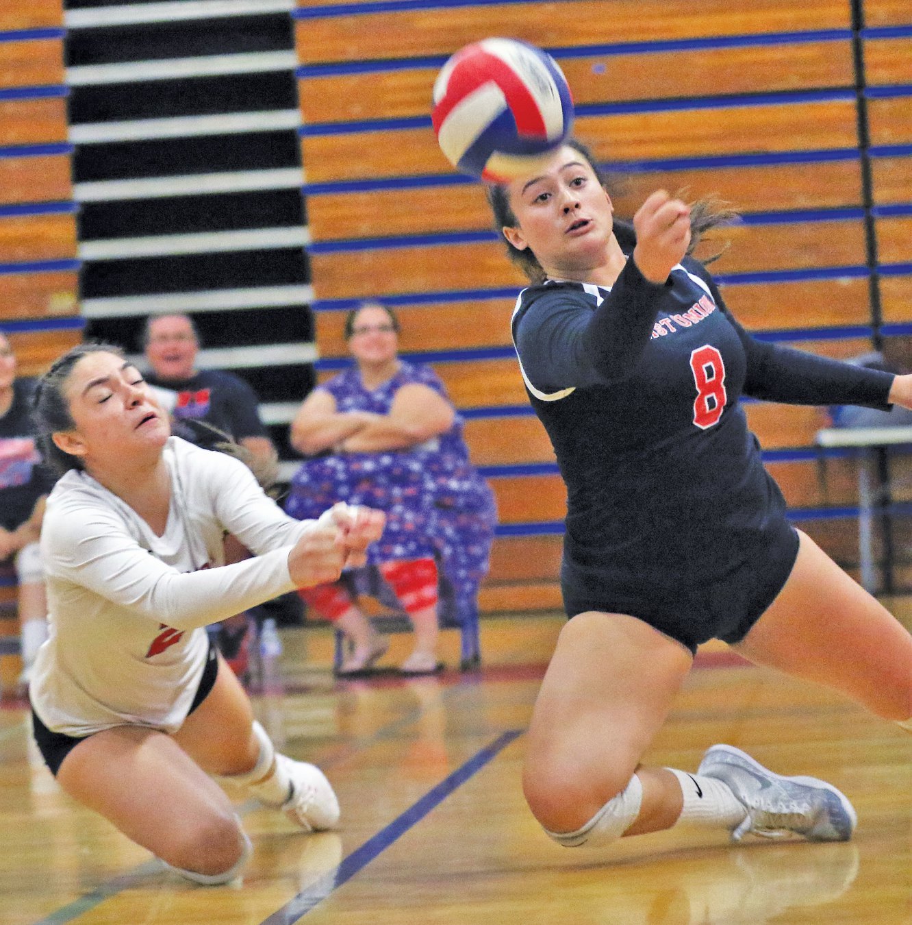 VOLLEYBALL PLAYING CATCHUP Manteca Bulletin