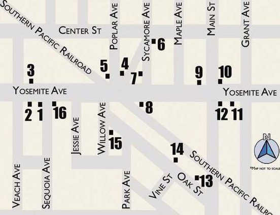 MAP Historial Walking Tour