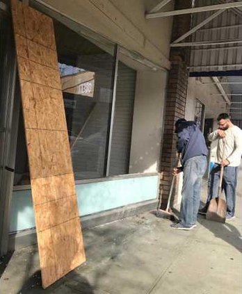 Door Ripped Open Window IMG 0235