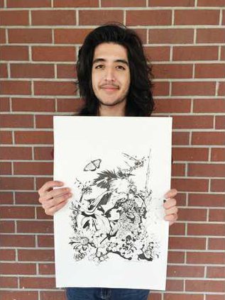 GardenClubArtWinnerVictorHernandez LT