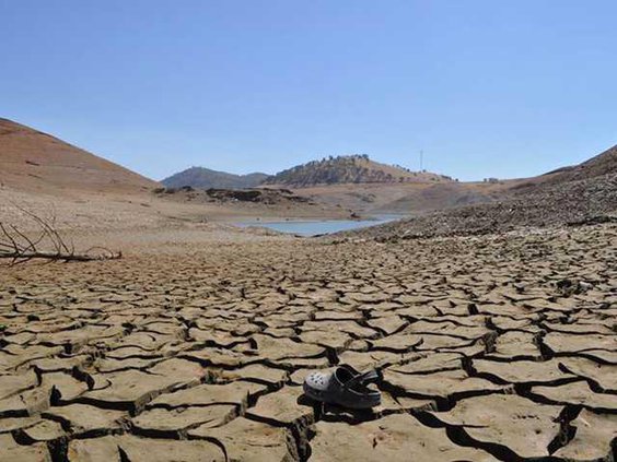 dry lake bed