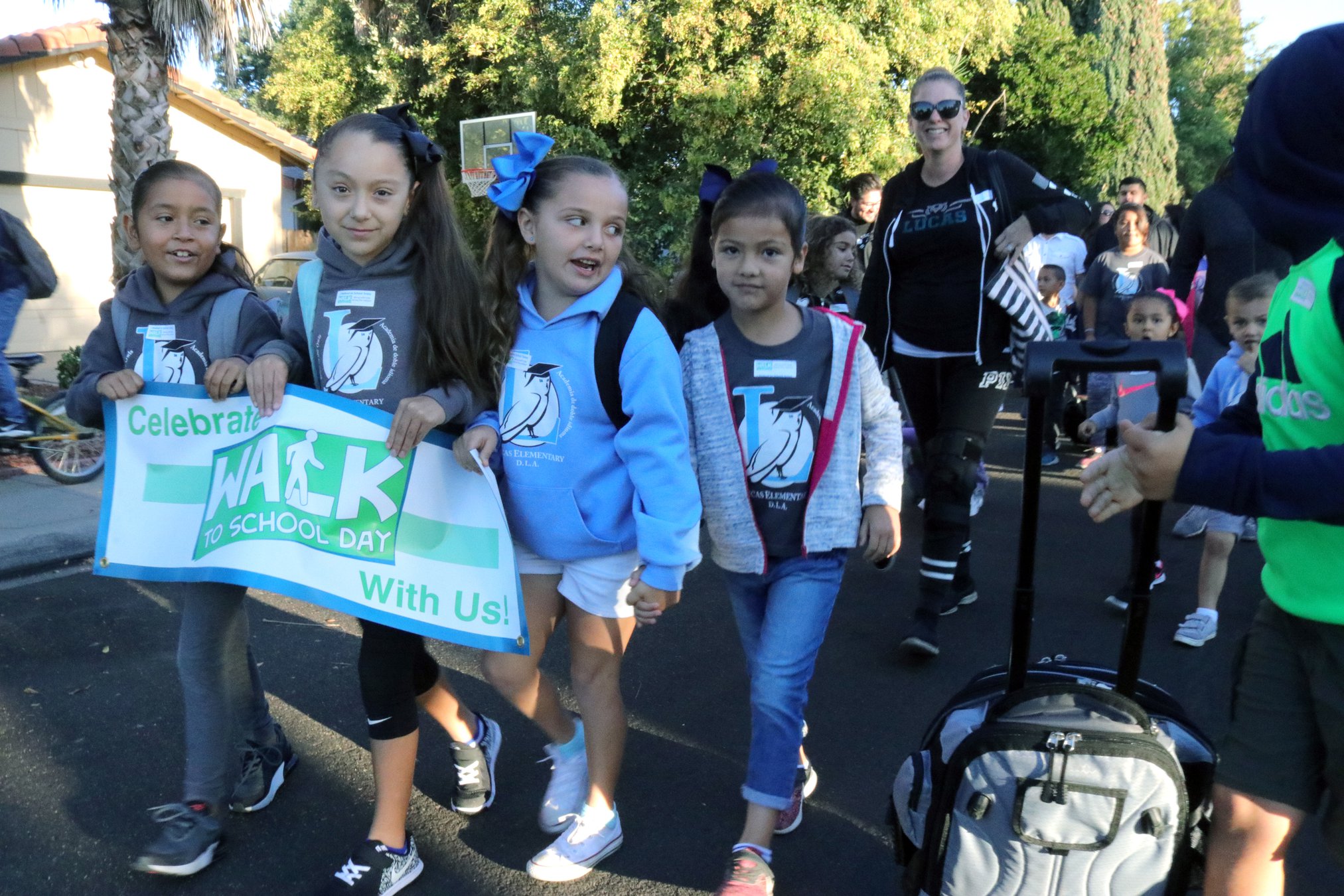 Walking to school promoted by Lucas Elementary Ceres Courier