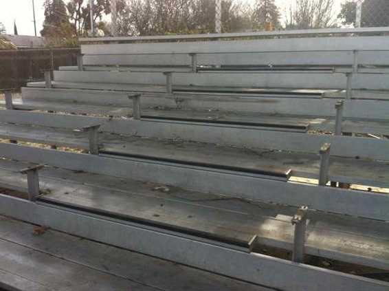 missing bleachers