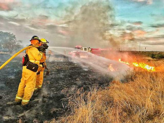 Keyes fire pic