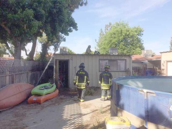 shed fire