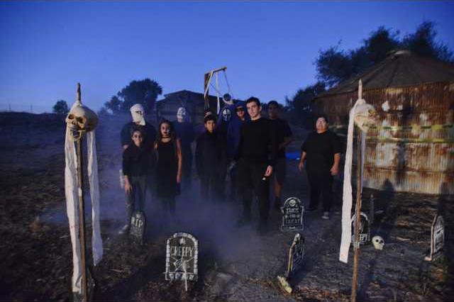 Citys Haunted Hayride Rolls On Riverbank News A haunted attraction movie to your friends. riverbank news