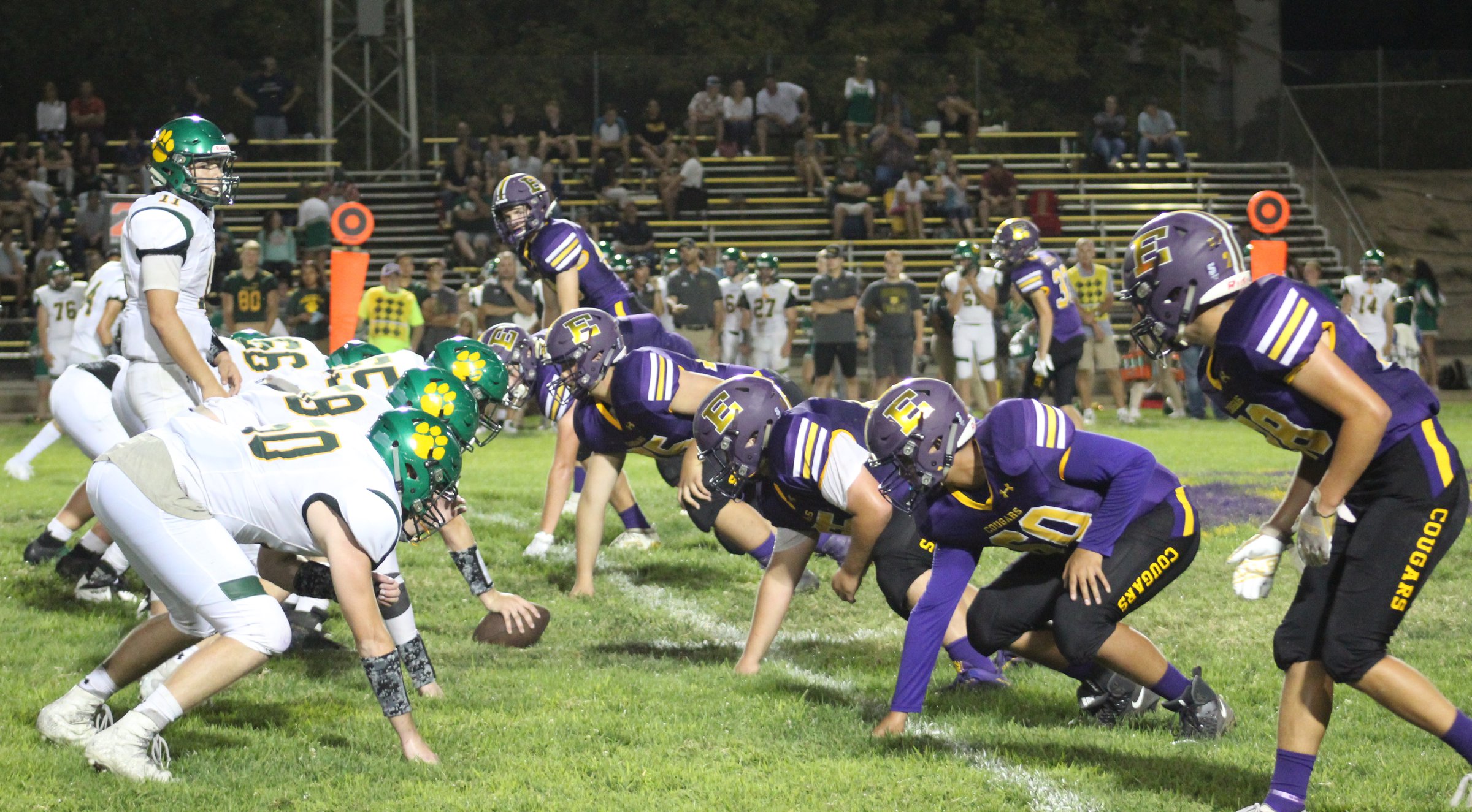 Home Victory Over Wildcats For Varsity Football Cougars Escalon Times