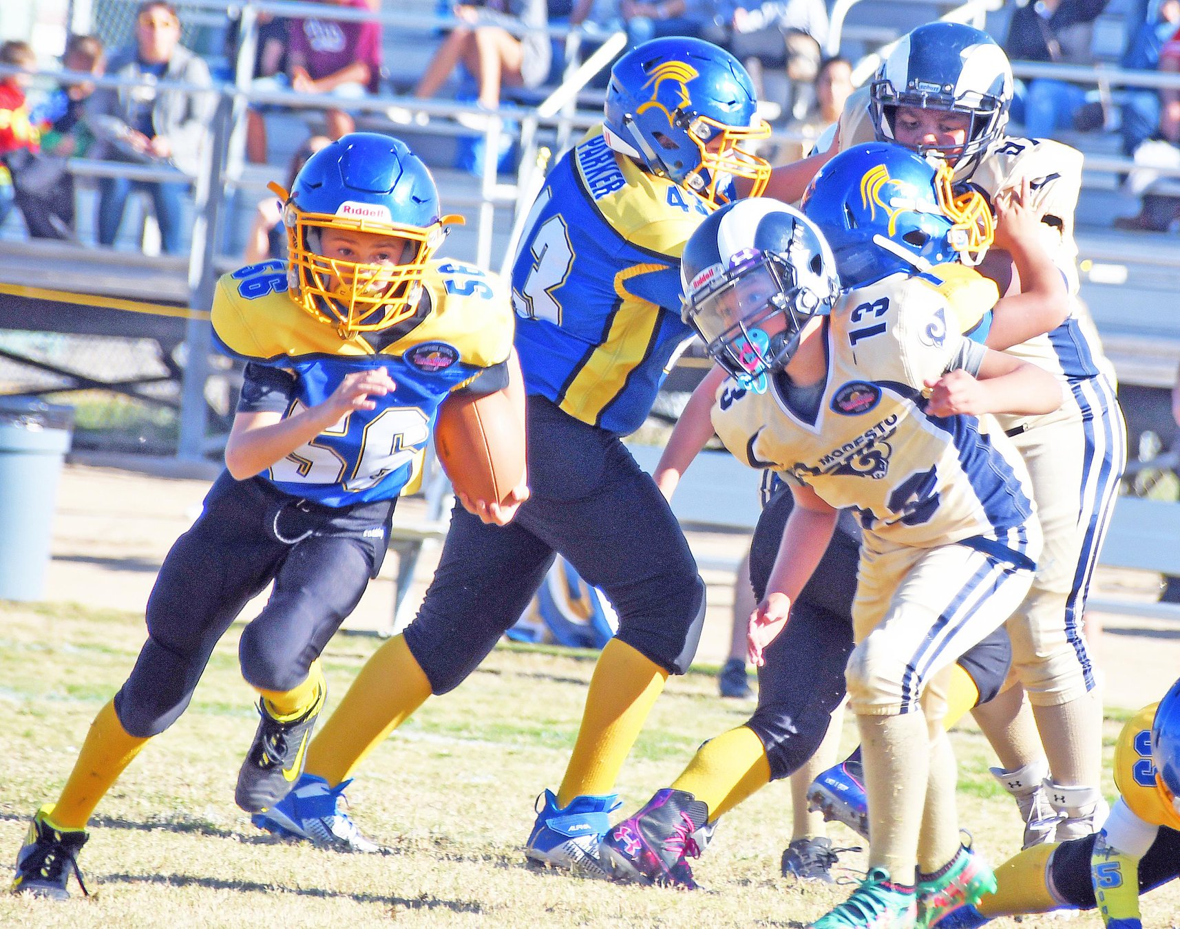 Modesto Rams dispatch novice Knights in TransValley Super Bowl