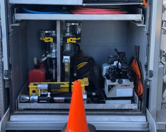 stolen fire equipment