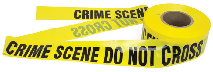 crime tape