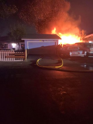 one of 2 fires