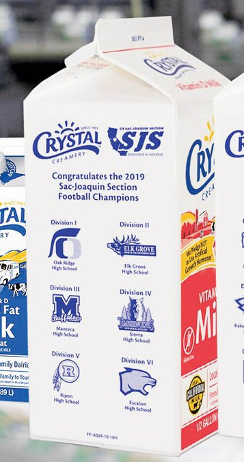 Manteca Sierra Ripon Football Teams Featured On Crystal Milk