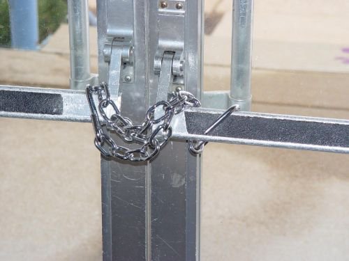 chained door