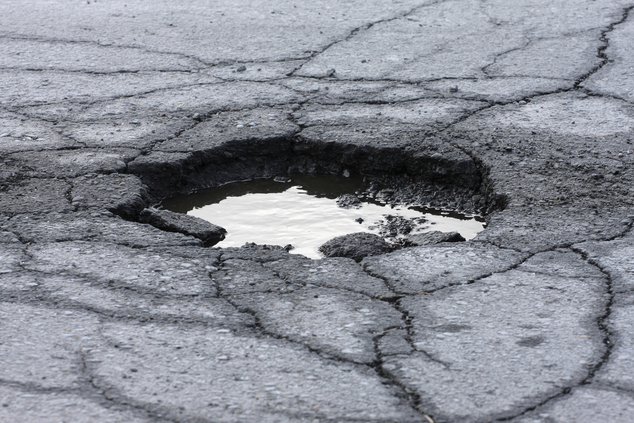 alley pothole