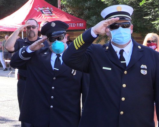 fire fighter salute