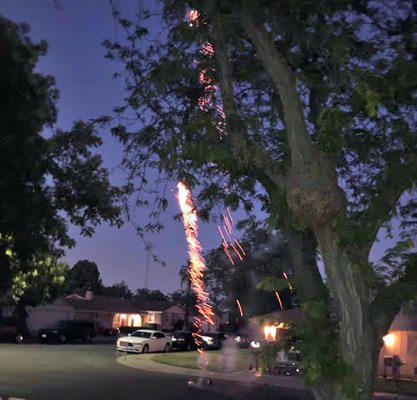 illegal fireworks in ceres