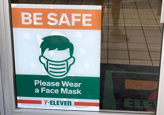 mask sign