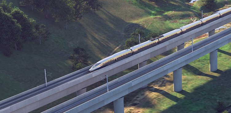 high speed rail bridge