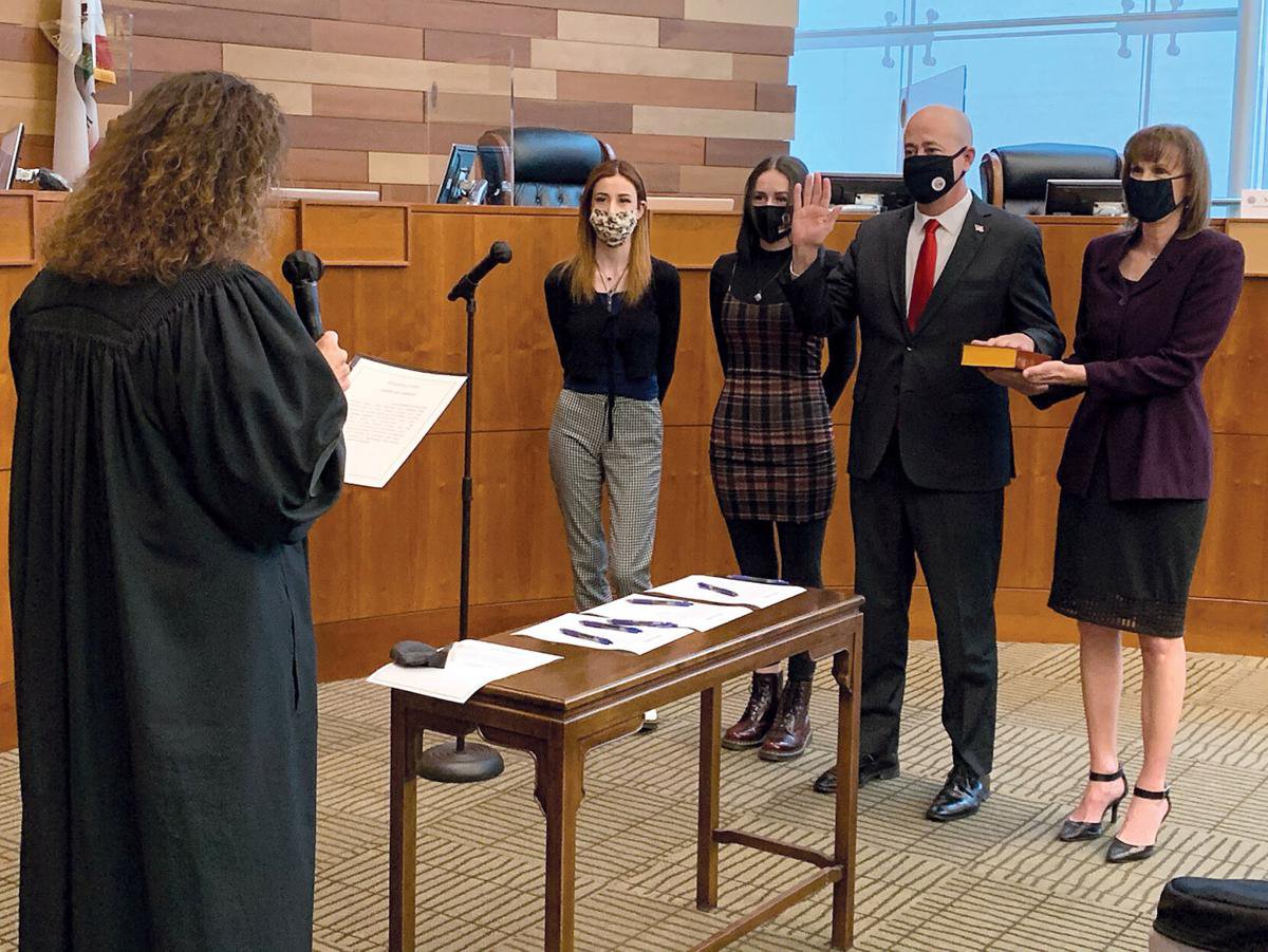 RICKMAN TAKES OATH - Manteca Bulletin