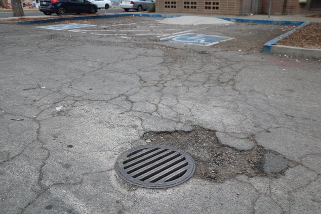 library parking lot