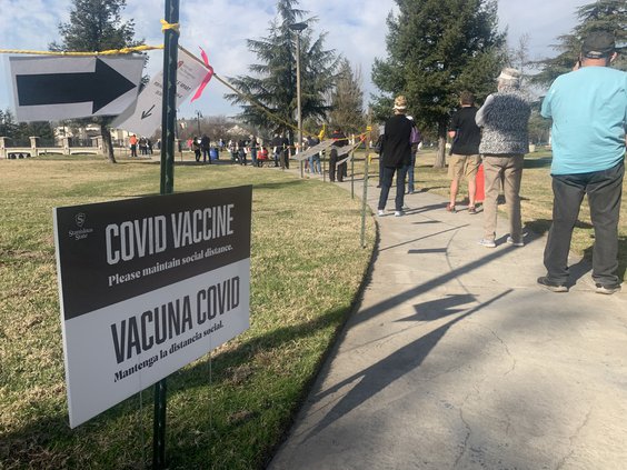 COVID vaccine clinic