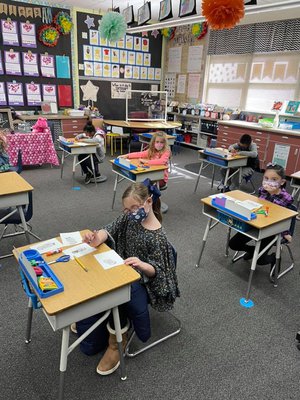kids in class