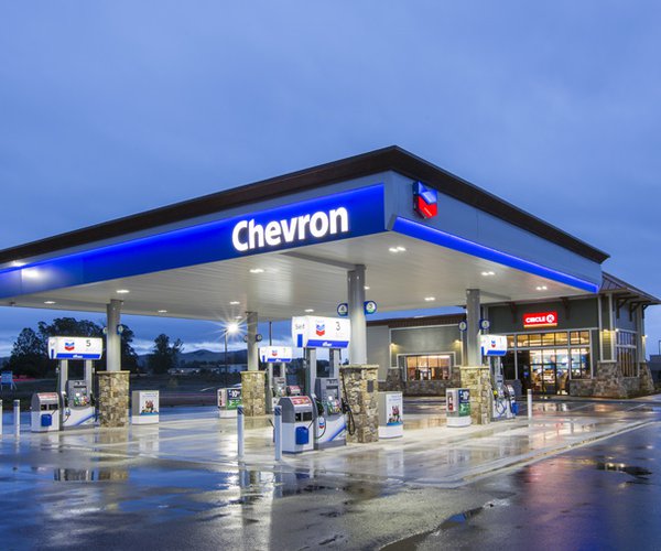 gas station