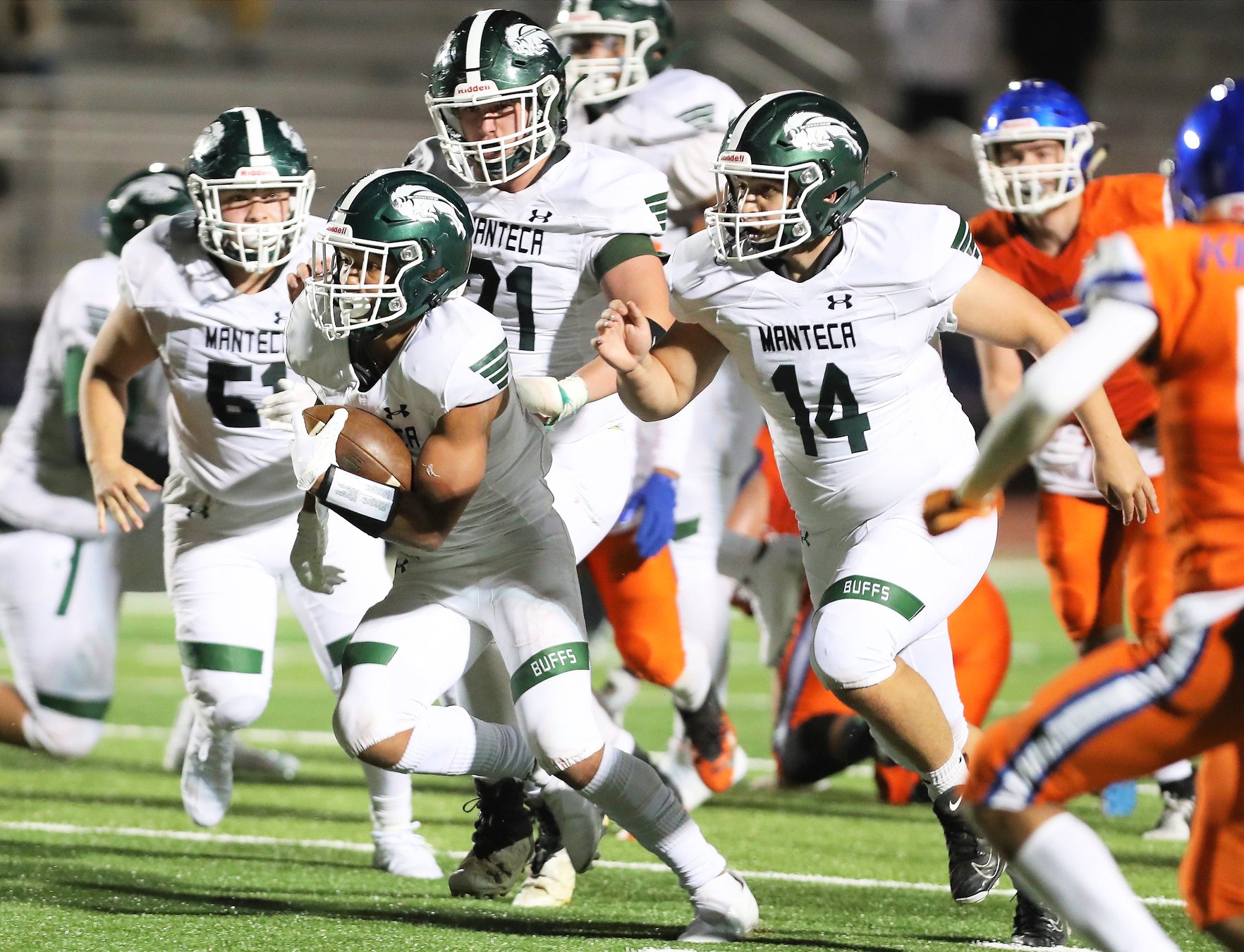 Buffaloes run away from improved Kimball Manteca Bulletin