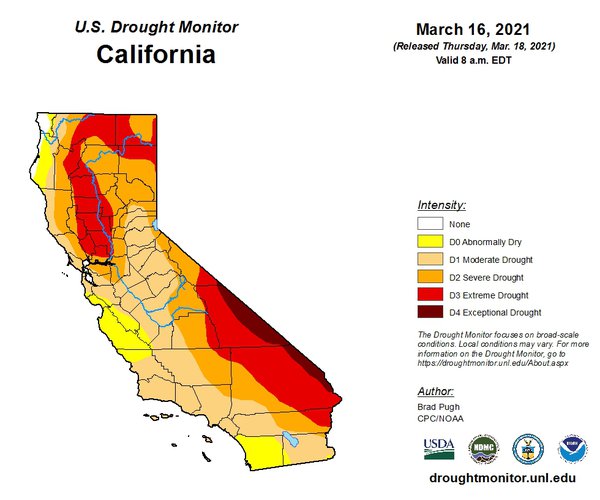 drought Map March 16