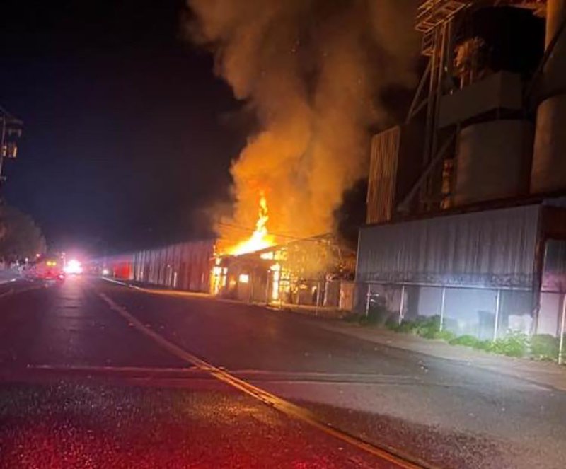 arson fire First Street
