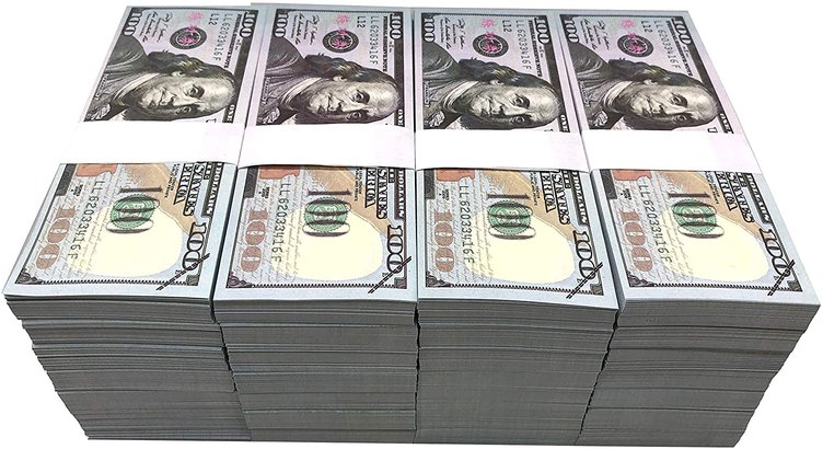 stacks of amazon money