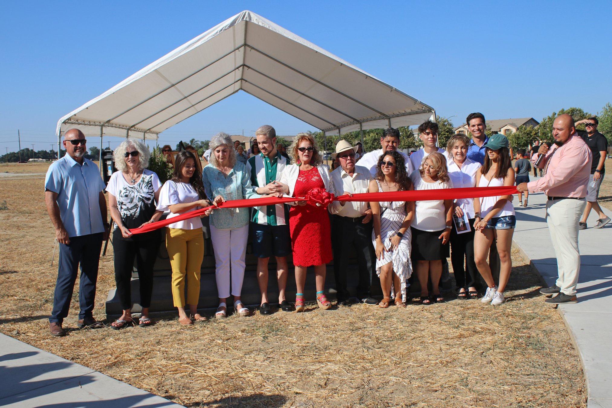 Ochoa Park, unfinished, dedicated in Eastgate Ceres Courier