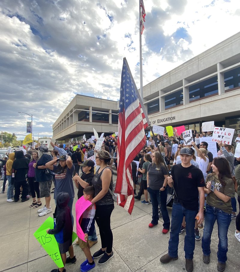 student vaccine protest 2