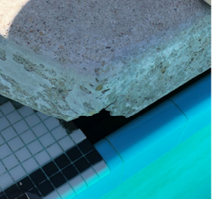 pool deck fail