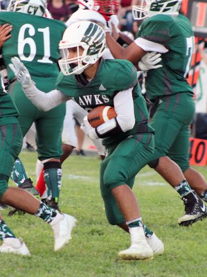Omar Mendoza rushed