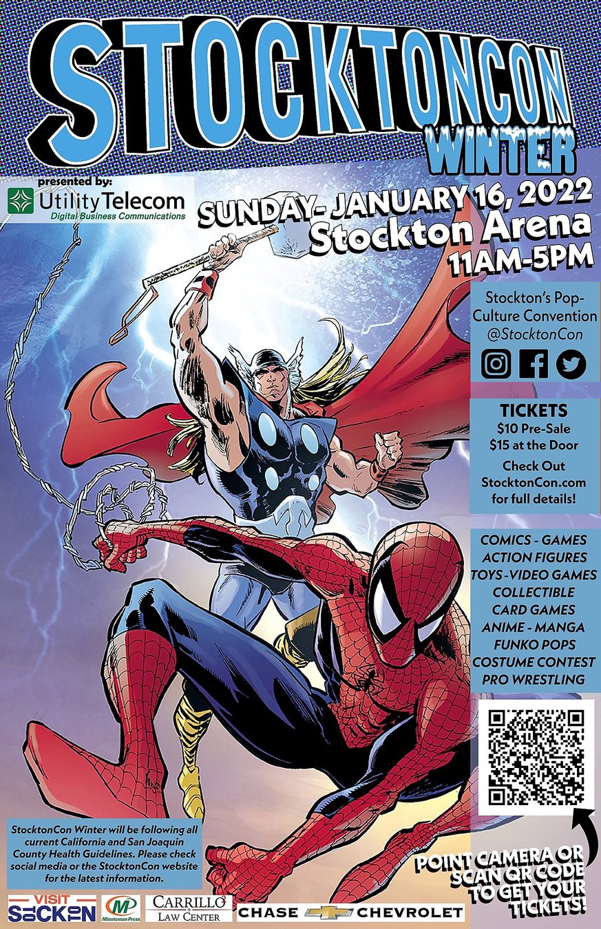 StocktonCon Winter returns on Sunday Manteca Bulletin