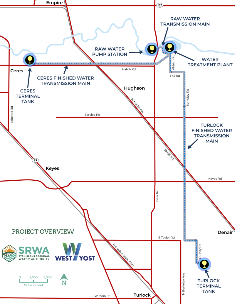 SRWA map