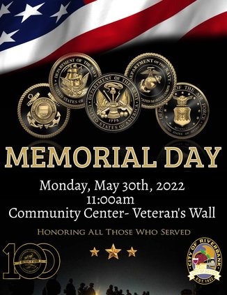 Riverbank Memorial Day