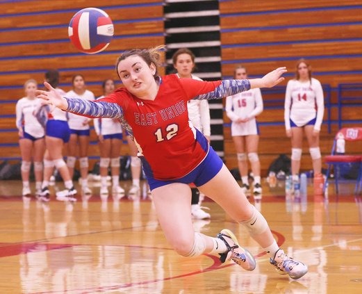 Galt at East Union girls volleyball