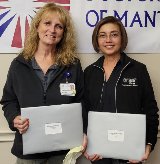 LockeBarton, Cortes mark 30 years of Service at Doctors Hospital of