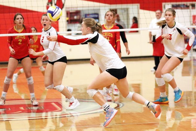 Chico-Ripon girls volleyball