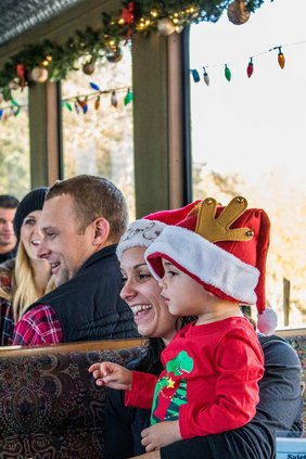 xmas train ride